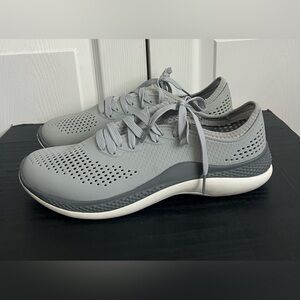 Crocs LiteRide 360 Pacer Men’s Size 10 Gray 206715 Sneakers Lace Up